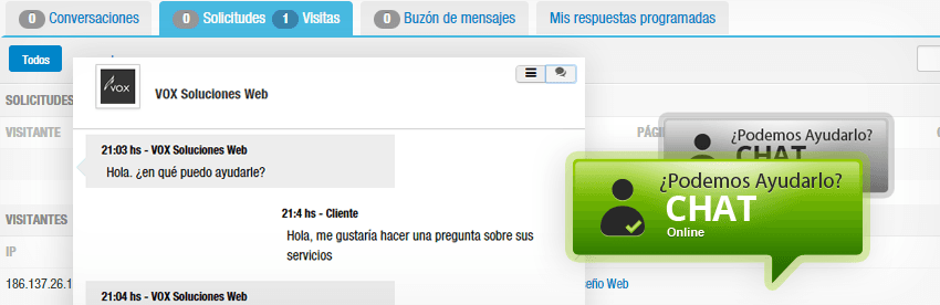 chat online para paginas web