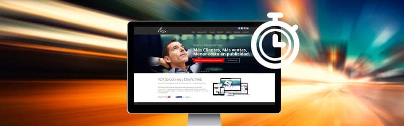 velocidad de pagina web