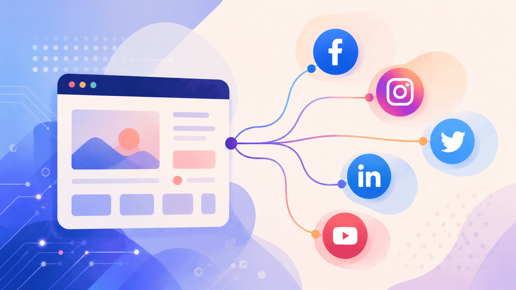conectar pagina web con redes sociales