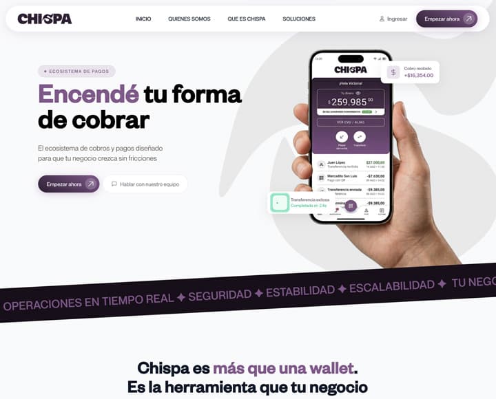 Chispa wallet solucion de pagos